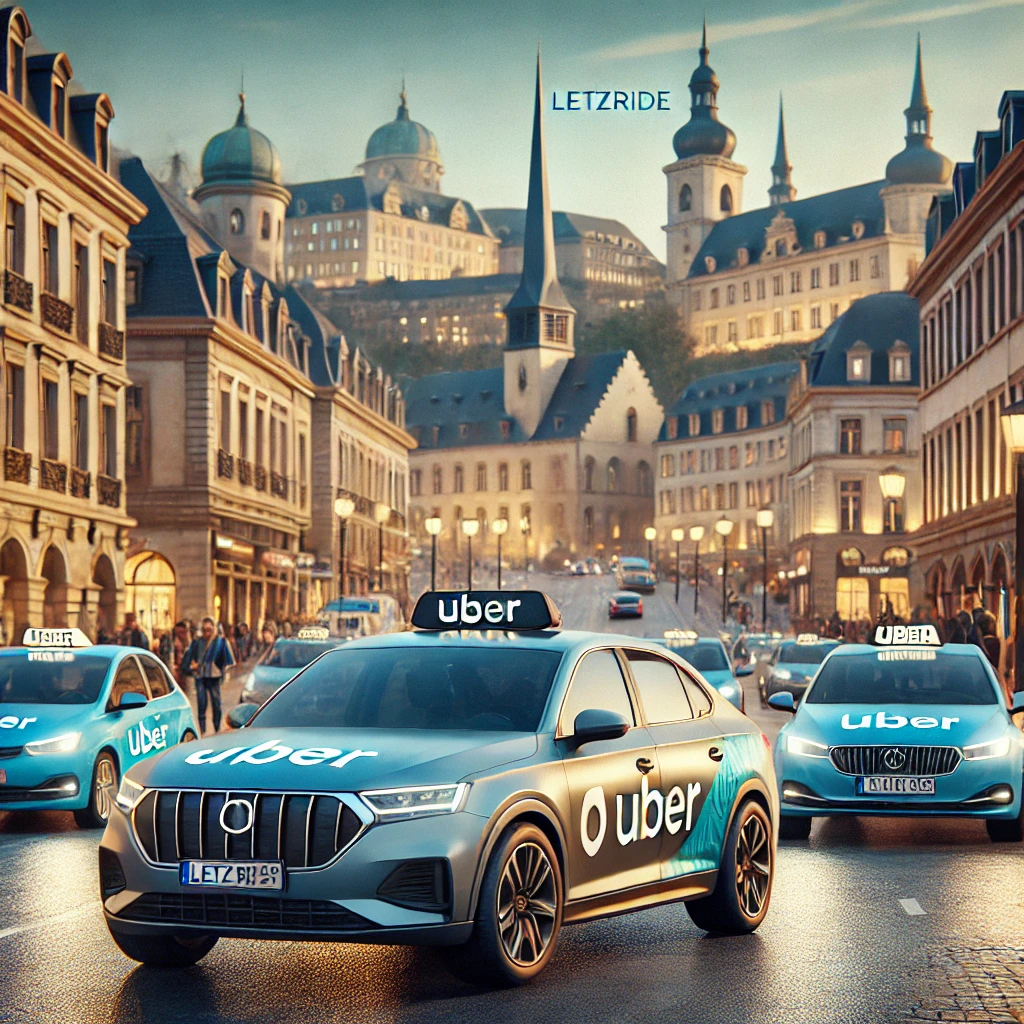 Essor des VTC au Luxembourg : Uber et LetzRide en tête